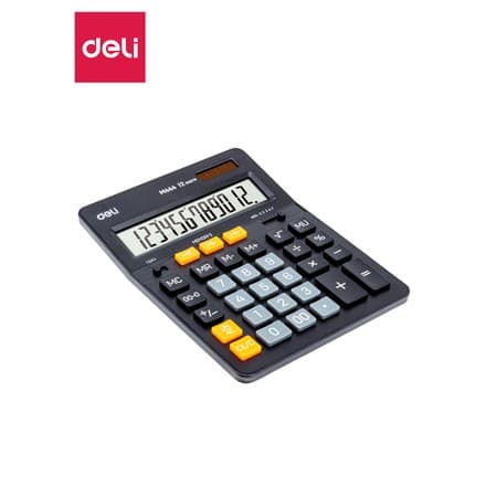 Deli EM444 – 12‑razyadli stol kalkulyatori