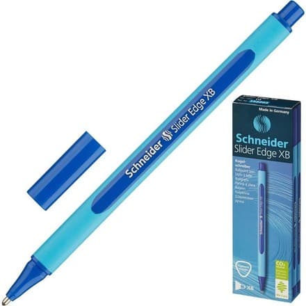 Schneider Slider Edge XB (qora) – sharikli ruchka