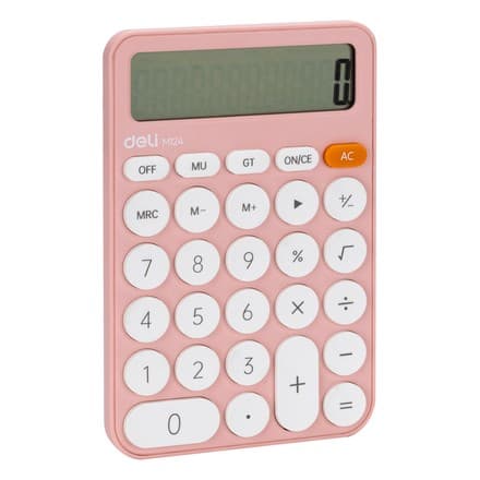 Deli EM124PINK 12‑razryadli kalkulyator