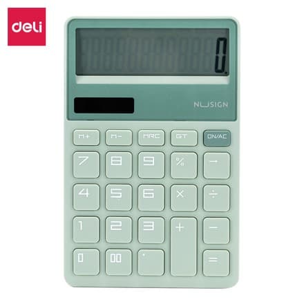 Deli NS042 Yashil stol kalkulyatori