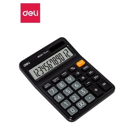 Deli EM222T 12‑razryadli kalkulyator
