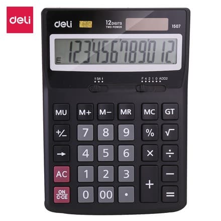 Deli E1507 – 12‑razryadli kalkulyator