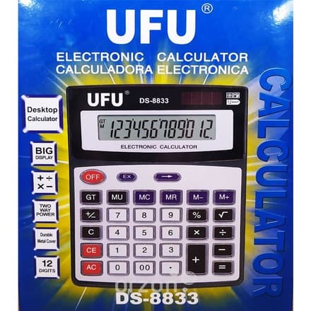UFU DS-8833 Buxgalteriya Kalkulyatori